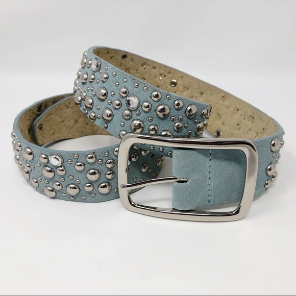 Light blue rhinestone belt Clearance